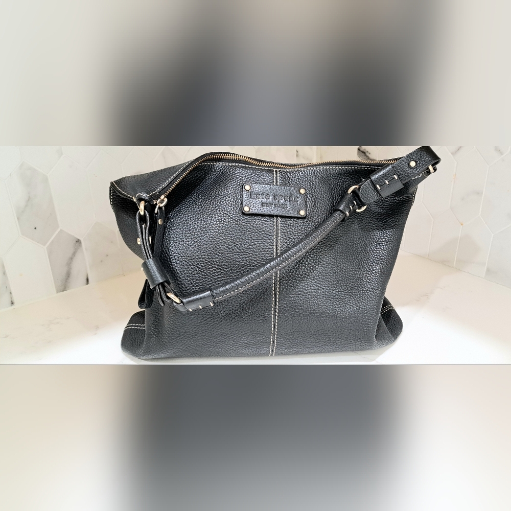 Kate Spade Black Leather Shoulder Bag